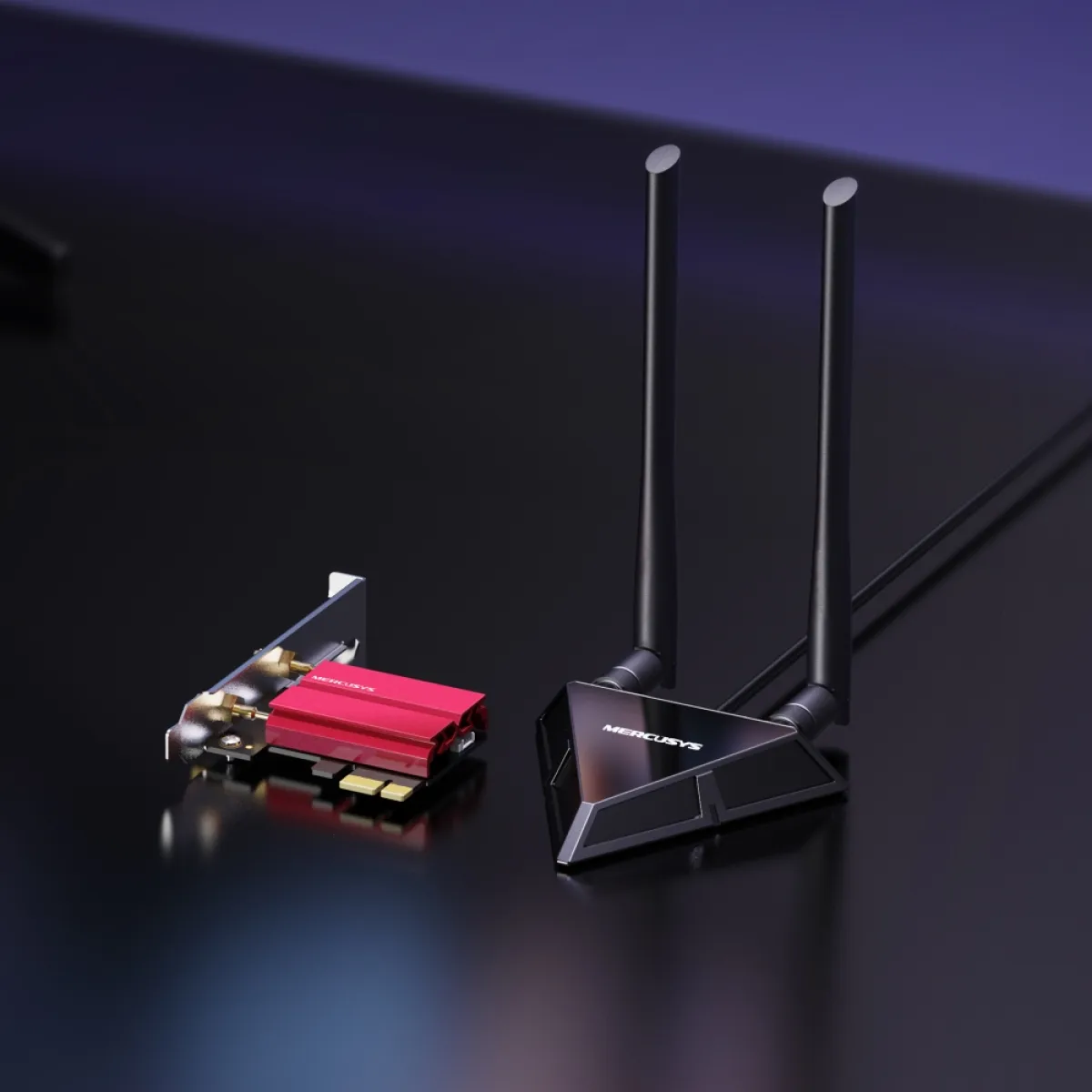 Mercusys MA88XE / AXE5400 Адаптер Wi-Fi 6E Bluetooth 5.4 PCIe