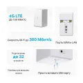 Mercusys MB110-4G N300 Wi-Fi 4G LTE Router, Build-In 150Mbps 4G LTE Modem