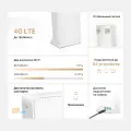 Mercusys MB130-4G AC1200 Wi-Fi 4G LTE Router, Build-In 150Mbps 4G LTE Modem