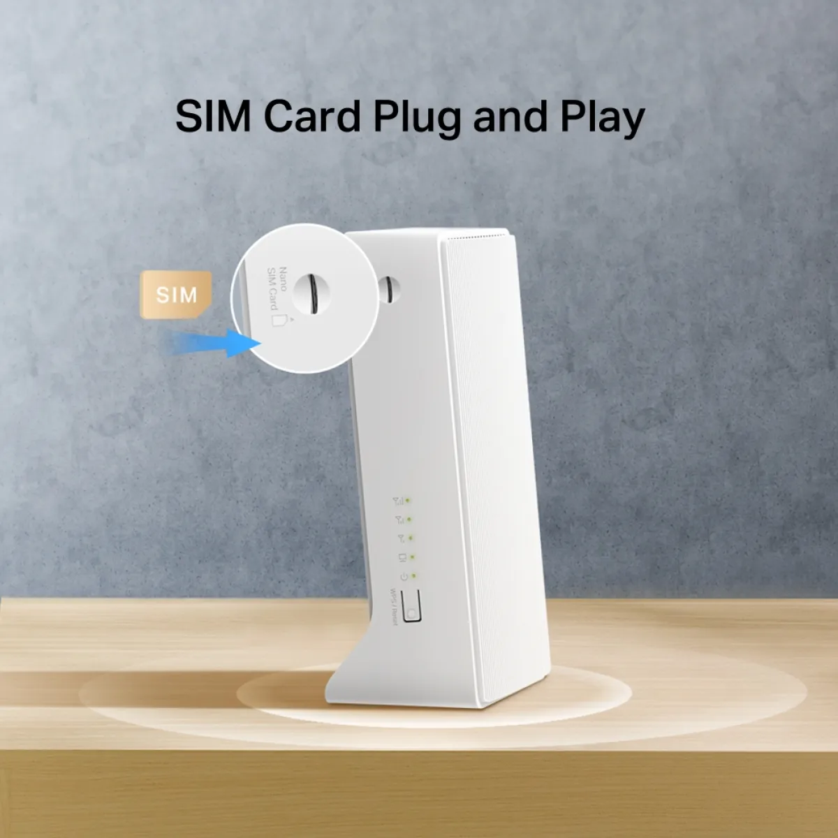 Mercusys MB260-4G AX1500 Wi-Fi 4G+ LTE Router, Build-In 300Mbps 4G LTE Modem