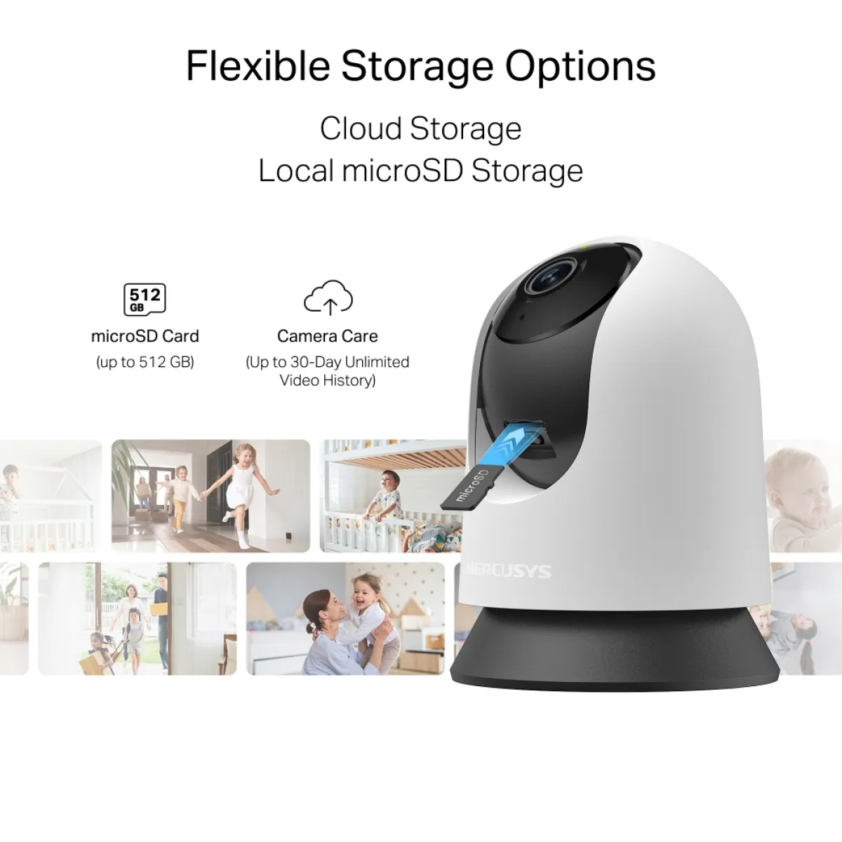 Mercusys MC200 / Умная поворотная Wi-Fi камера