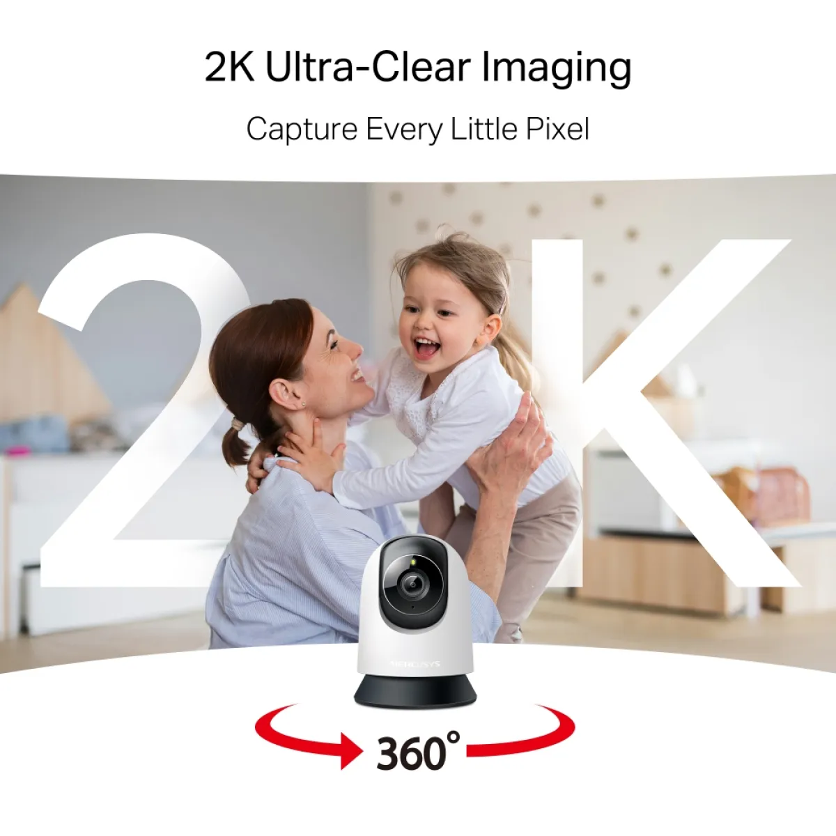 Mercusys MC210 / Умная поворотная Wi-Fi камера