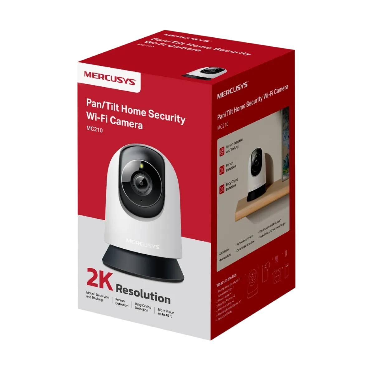 Mercusys MC210 / Умная поворотная Wi-Fi камера
