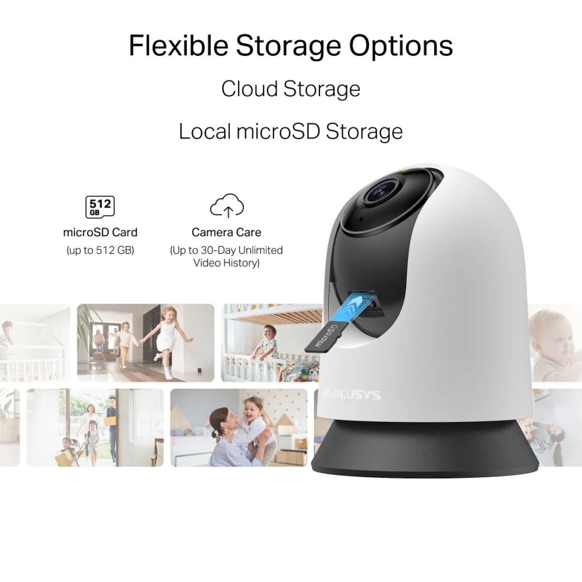 Mercusys MC210 / Умная поворотная Wi-Fi камера