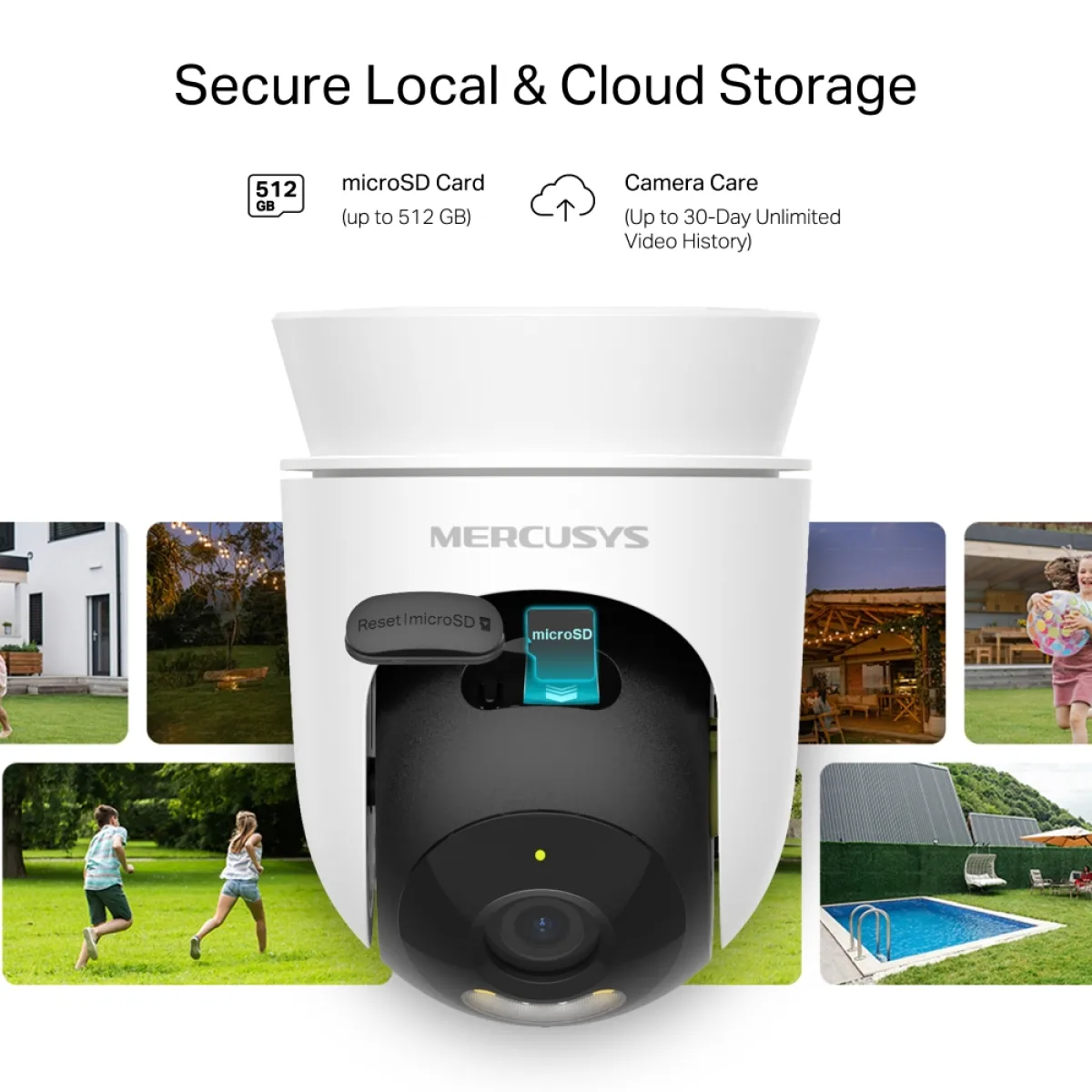 Mercusys MC4021 / Умная уличная поворотная Wi-Fi камера