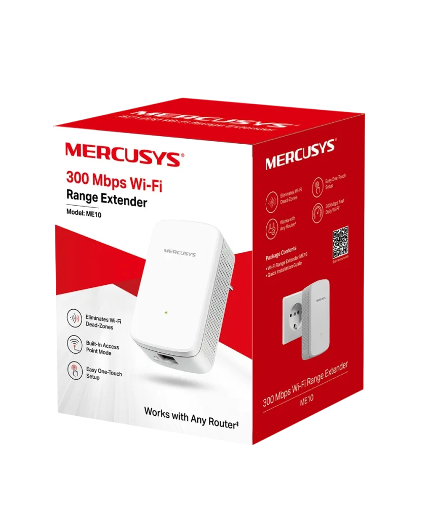 Mercusys ME10 N300 Wi-Fi Range Extender