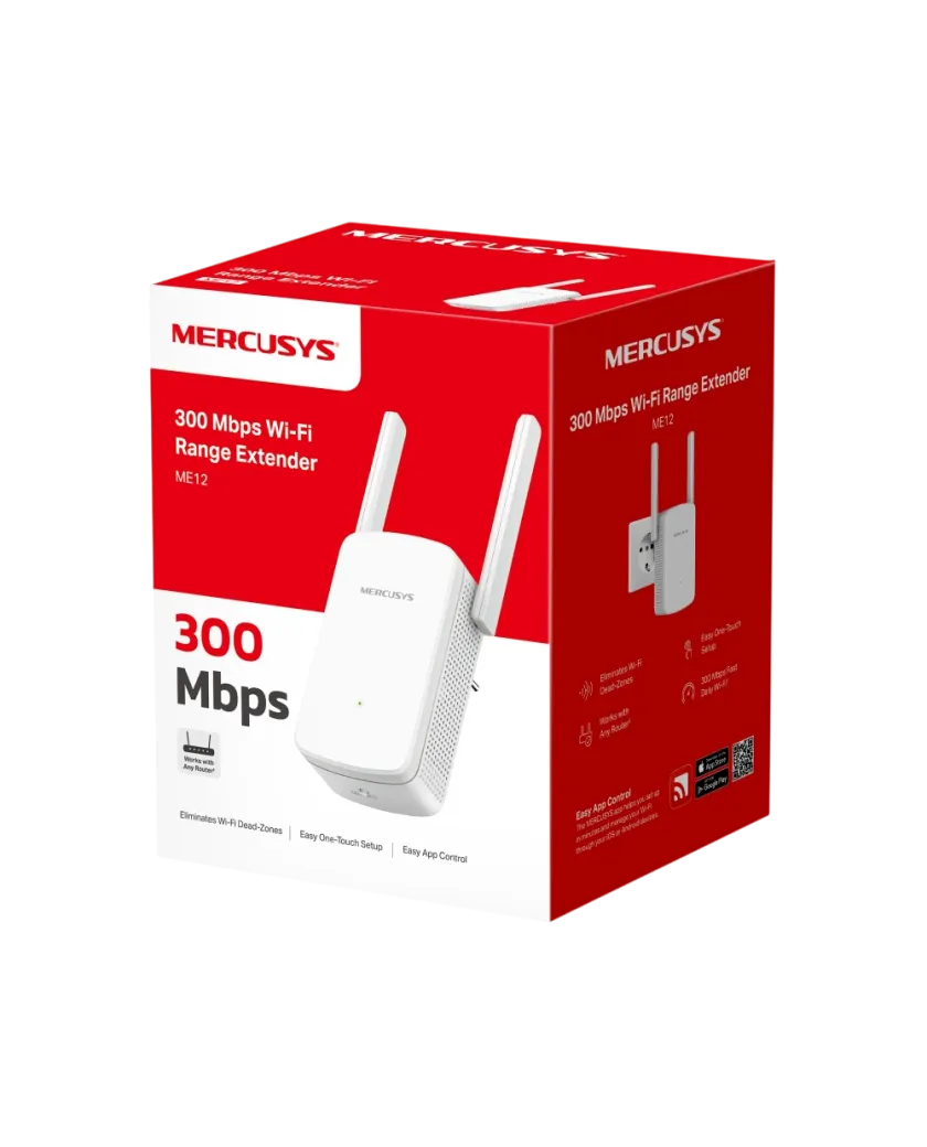 Mercusys ME12 / N300 Усилитель сигнала Wi-Fi
