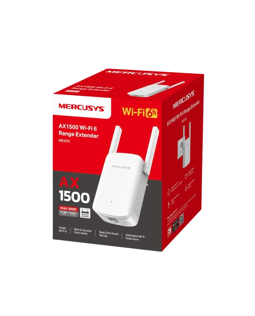 Mercusys ME60X AX1500 Wi-Fi Range Extender