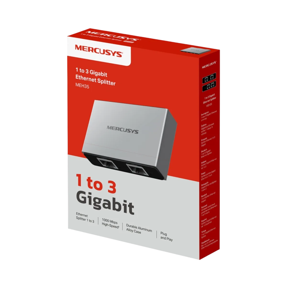Mercusys MEH35 / Разветвитель Ethernet 1-3 гигабит