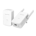 Mercusys MP510 KIT AV1000 Gigabit Powerline N300 Wi-Fi Kit KIT: 1× MP510 + 1× MP500 MP510：SPEED: 300 Mbps at 2.4 GHz, 1000 Mbps Powerline