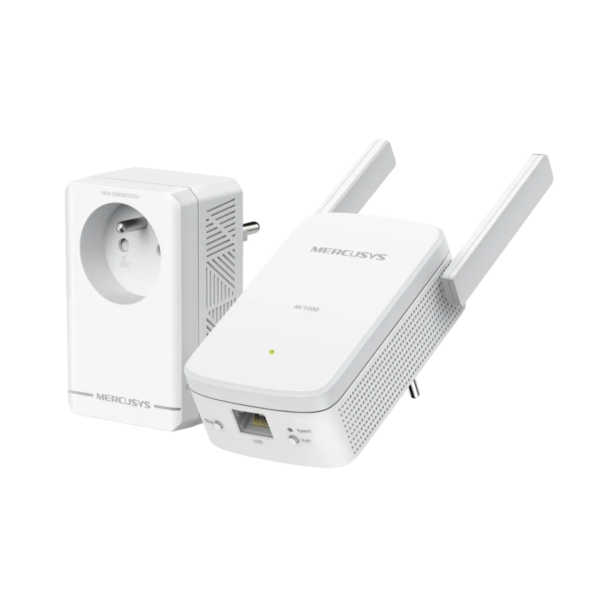 Mercusys MP515 KIT / AV1000 Комплект гигабитных адаптеров Powerline с поддержкой Wi‑Fi N300