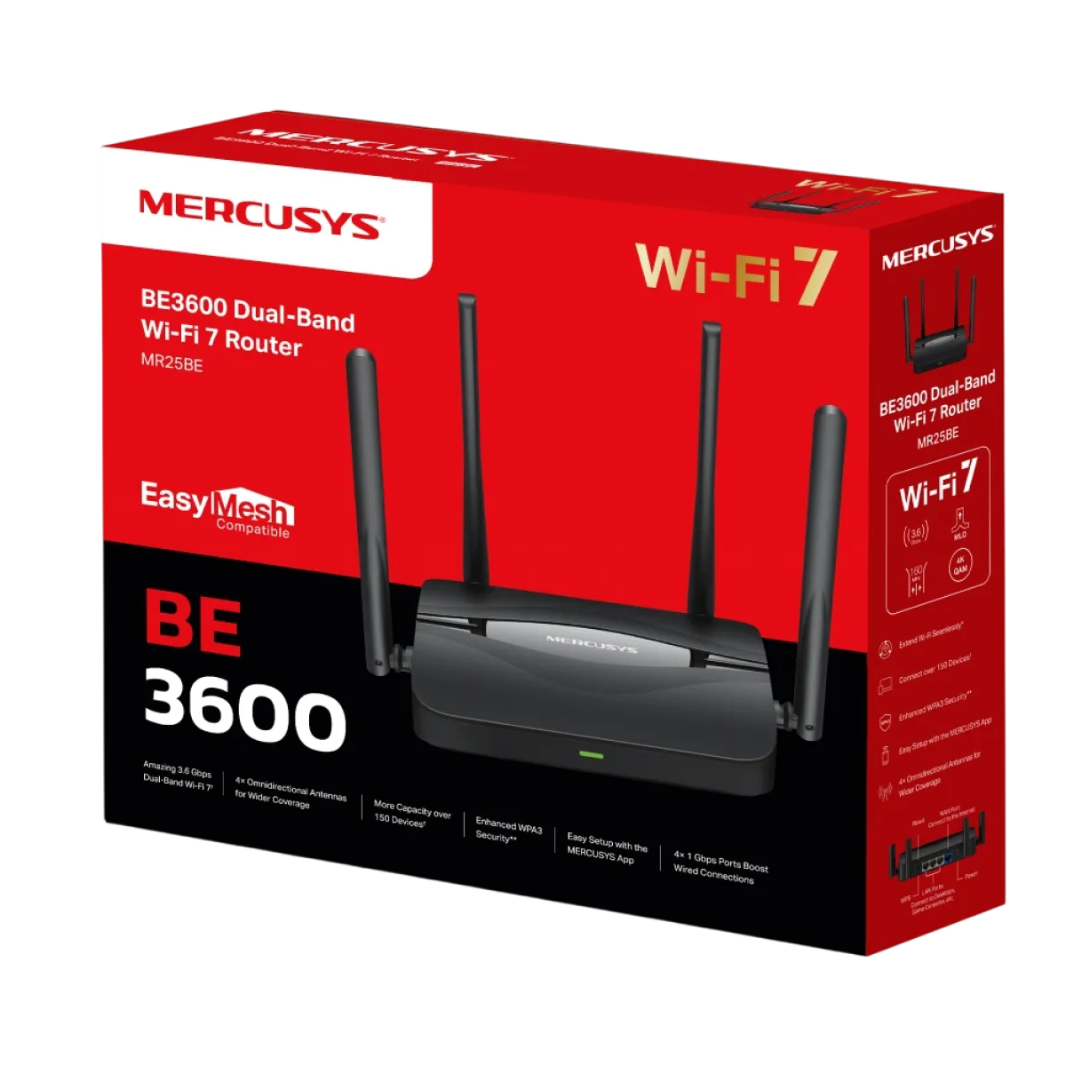Mercusys MR25BE BE3600 Dual-Band Wi-Fi 7 Router