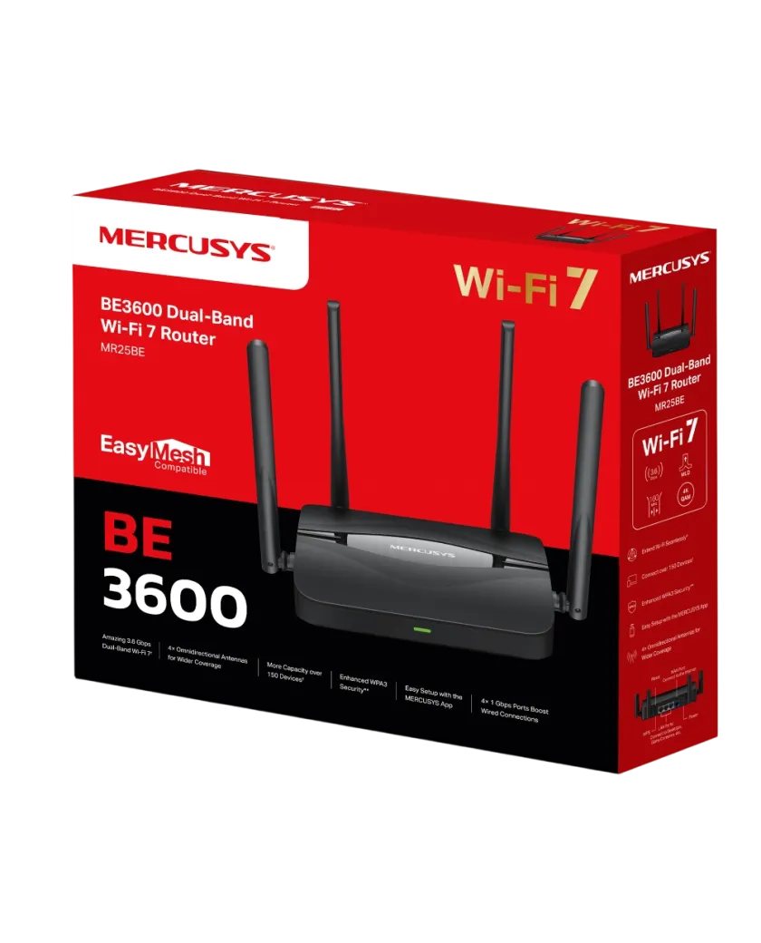 Mercusys MR25BE BE3600 Dual-Band Wi-Fi 7 Router