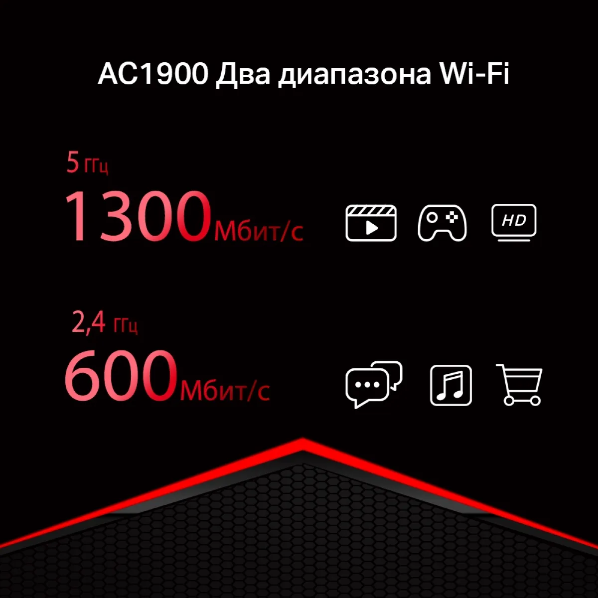 Mercusys MR50G AC1900 Dual-Band Wi-Fi Gigabit Router