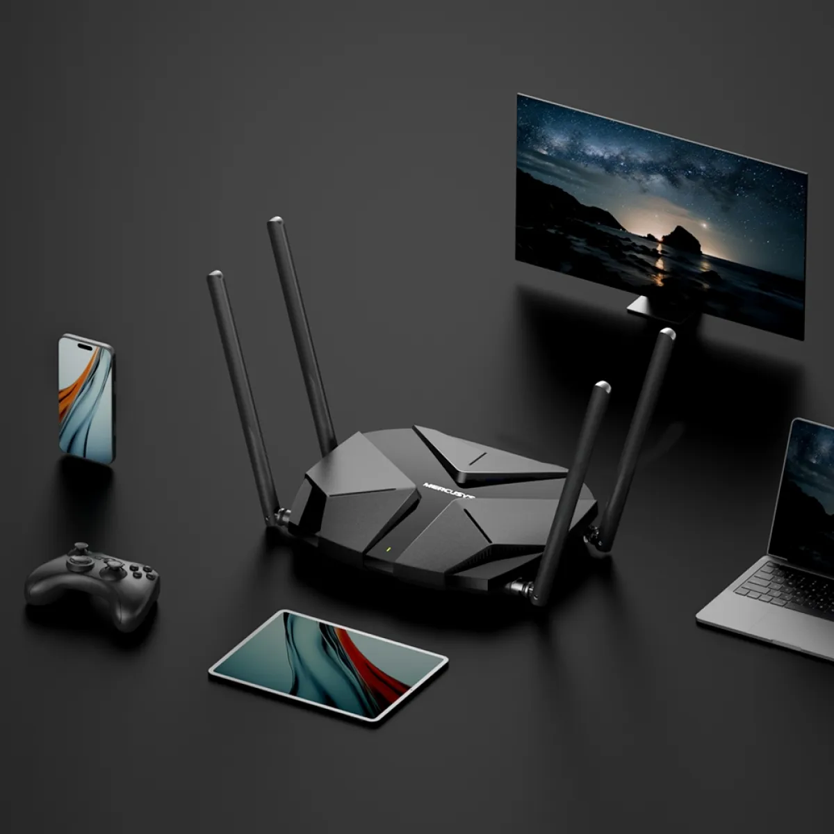 Mercusys MR85X / AX3000 Двухдиапазонный роутер Wi-Fi 6