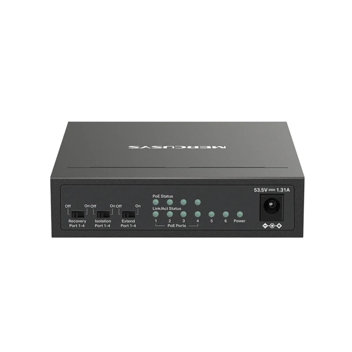 Mercusys MS106GP / Настольный гигабитный коммутатор с 6 портами и поддержкой PoE+ с 4 портами