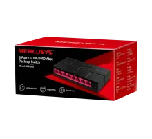 Mercusys MS108G 8-Port Gigabit Desktop Switch PORT: 8× Gigabit Ports
