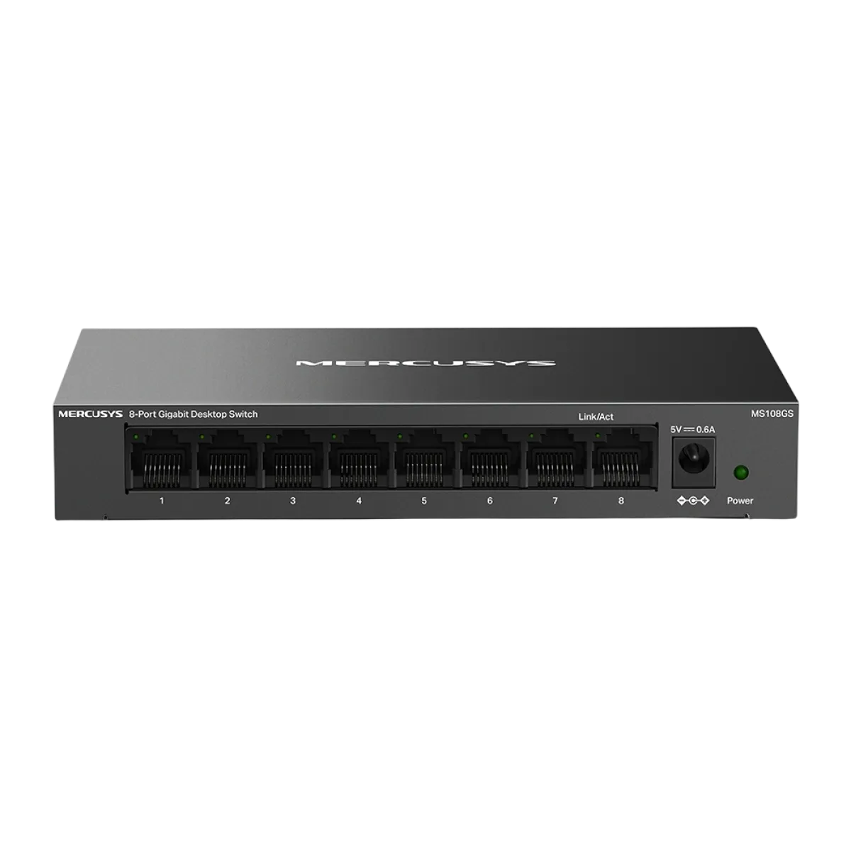 Mercusys MS108GS 8-Port Gigabit Desktop Switch PORT: 8× Gigabit Ports