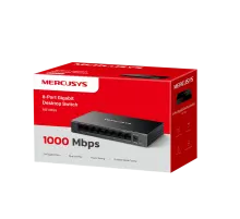 Mercusys MS108GS 8-Port Gigabit Desktop Switch PORT: 8× Gigabit Ports