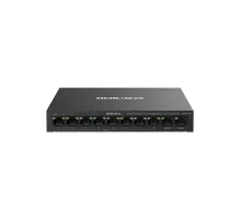 Mercusys MS110CMP / Настольный коммутатор с 8 портами 10/100 Мбит/с + 2 портами Gigabit и 8 портами PoE+
