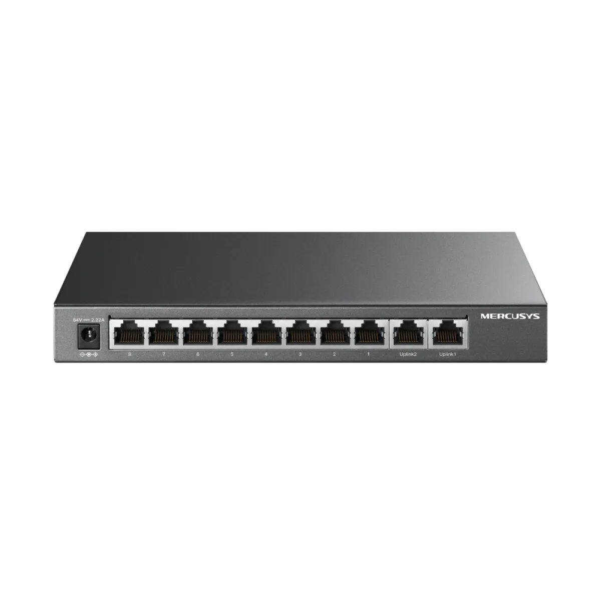 Mercusys MS110GMP / Настольный гигабитный коммутатор на 10 портов с поддержкой PoE+ на 8 портов