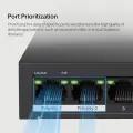 Mercusys MS110P 10-Port 10/100Mbps Desktop Switch with 8-Port PoE+ PORT: 8× 10/100 Mbps PoE+ Ports, 2× 10/100 Mbps Non-PoE Ports