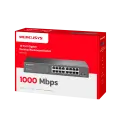 Mercusys MS116GS 16-Port Gigabit Desktop/Rackmount Switch PORT: 16× Gigabit RJ45 Ports