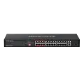 Mercusys MS126CP / 24-портовый коммутатор для установки в стойку 10/100 Мбит/с + 2-портовый гигабитный коммутатор с поддержкой PoE+ на 24 портах
