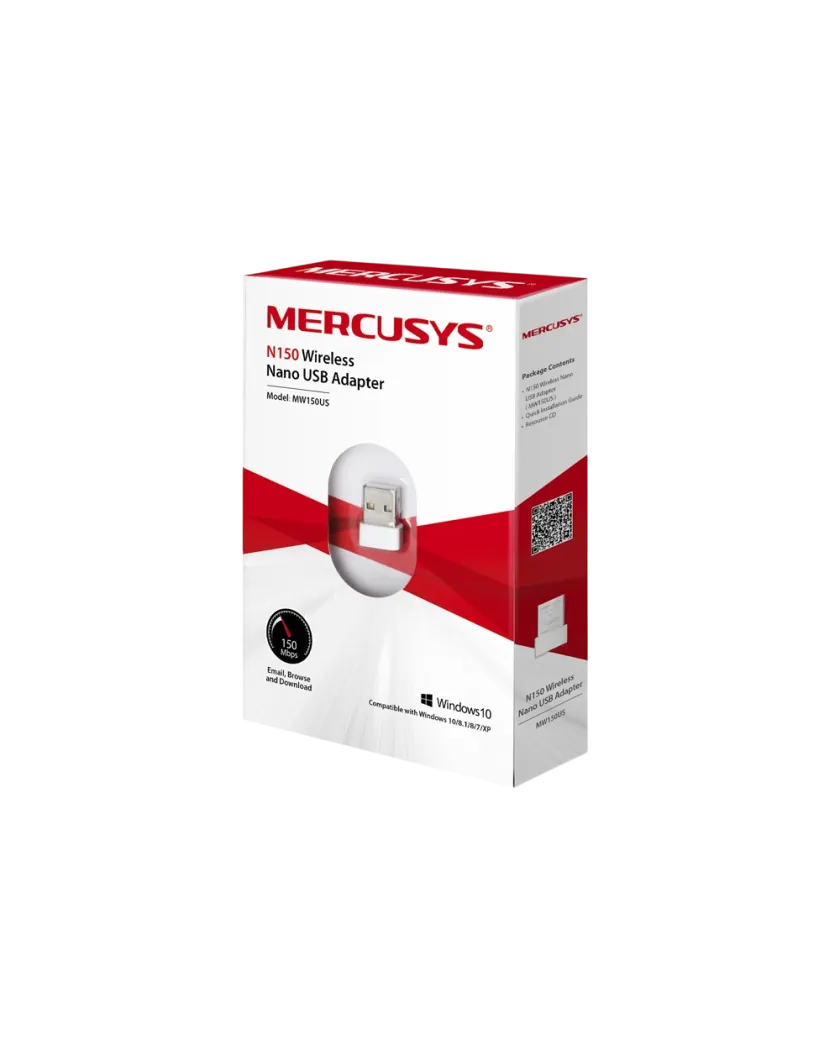 Mercusys MW150US N150 Nano Wi-Fi USB Adapter