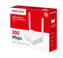 Mercusys MW300D N300 Wi-Fi ADSL2+ Modem Router