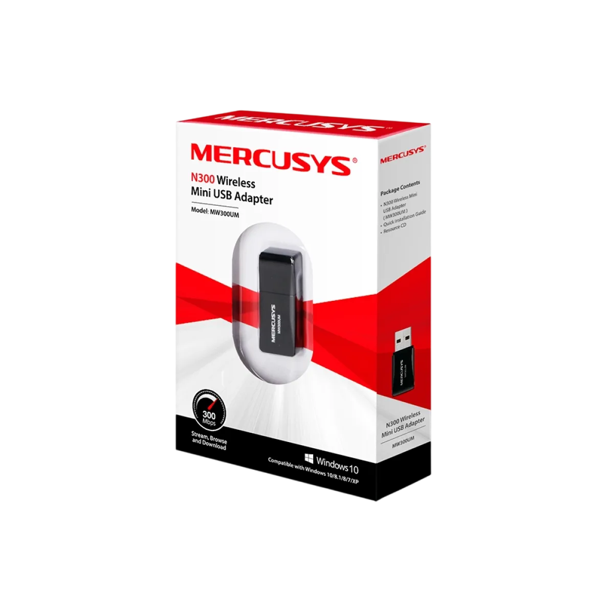 Mercusys MW300UM N300 Mini Wi-Fi USB Adapter
