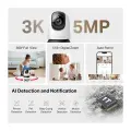 Умная поворотная Wi-Fi камера MERCUSYS MC230 3K 5MP