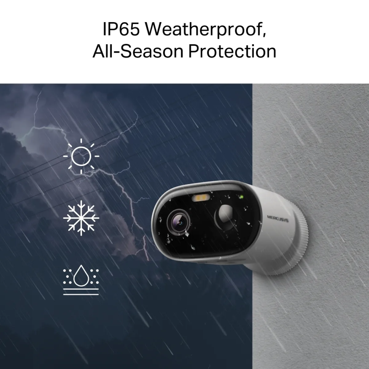 Умная уличная Wi-Fi камера MERCUSYS MC410 2K 3MP