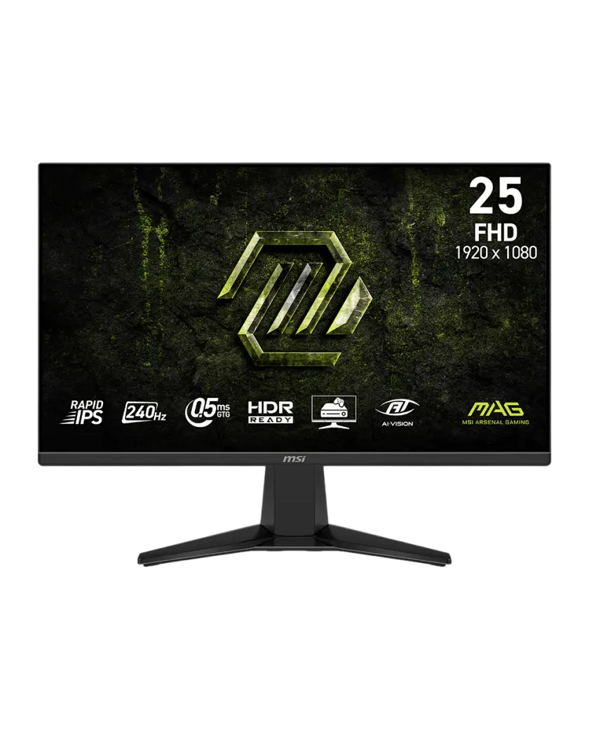 Монитор игровой MSI MAG 255F X24 24,5", 240Гц, FHD, IPS