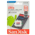 Карта памяти MicroSD Ultra SanDisk A1 64Gb