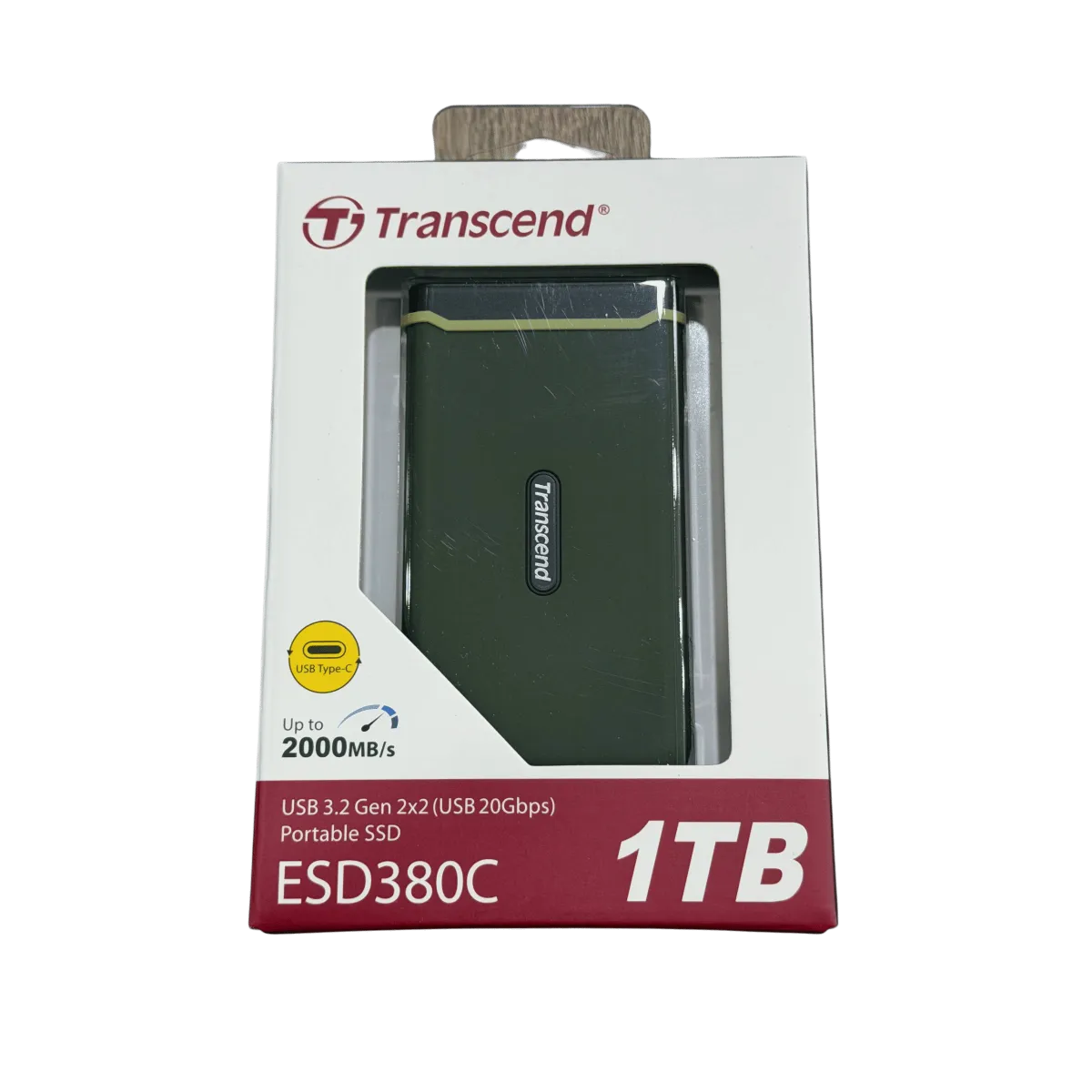Внешний SSD накопитель Transend TS1TESD380C 1TБ / Green