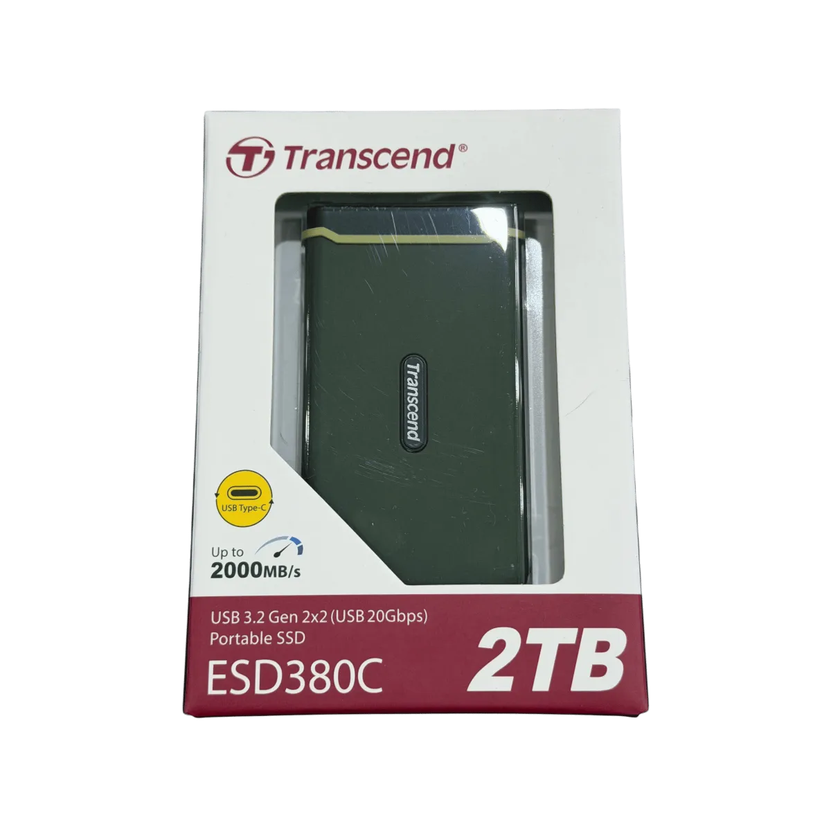 Внешний SSD накопитель Transend TS2TESD380C 2TБ / Green