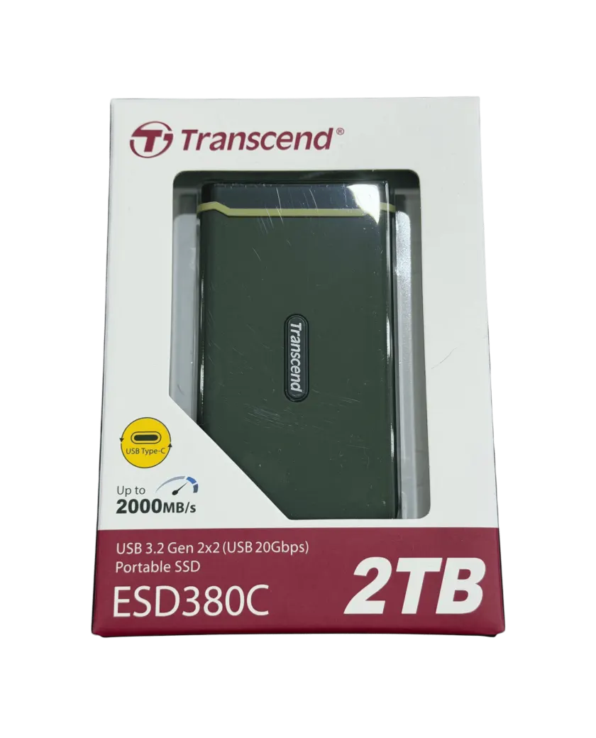 Внешний SSD накопитель Transend TS2TESD380C 2TБ / Green