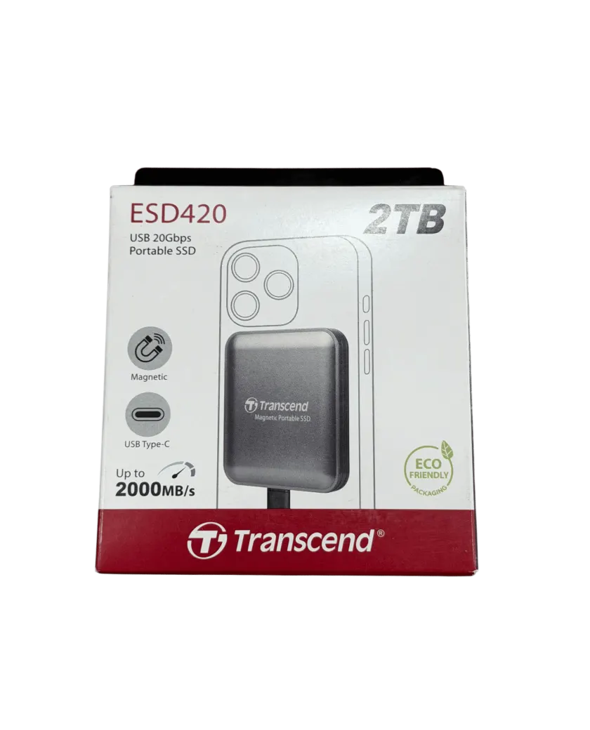 Внешний SSD накопитель Transend TS2TESD420C MagSafe 2TБ / Grey