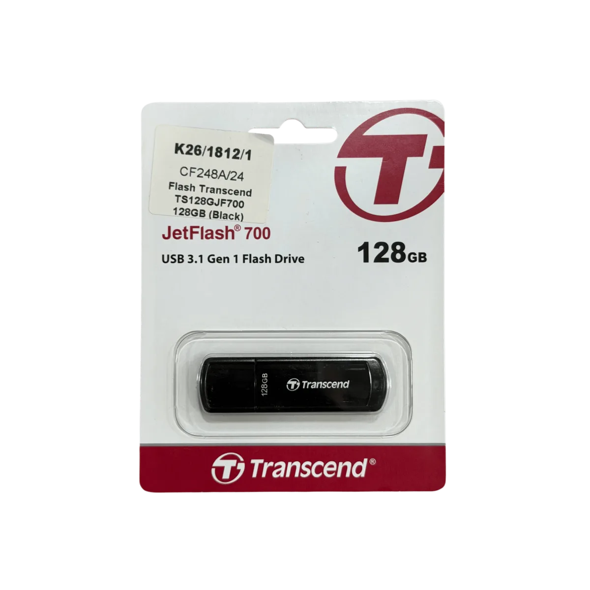 USB-флешка Transcend JetFlash 700 128GB (TS128GJF700) / Black