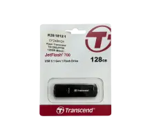 USB-флешка Transcend JetFlash 700 128GB (TS128GJF700) / Black