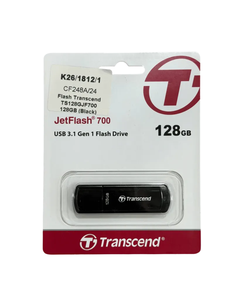 USB-флешка Transcend JetFlash 700 128GB (TS128GJF700) / Black