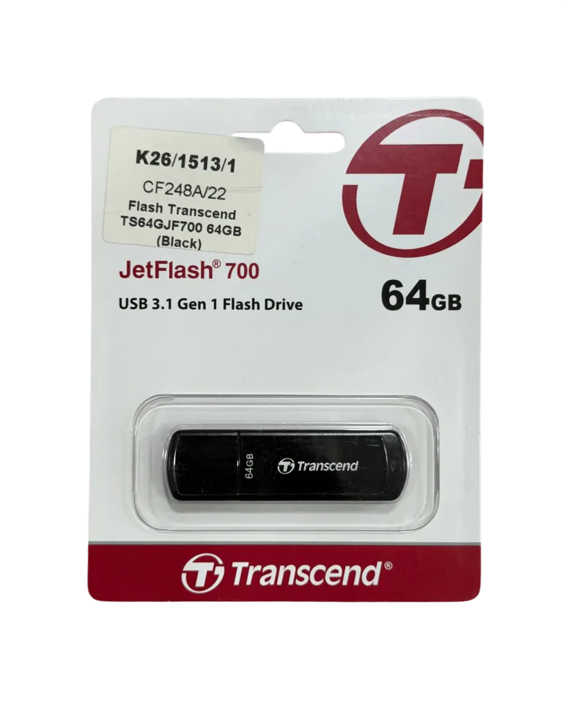 USB-флешка Transcend JetFlash 700 (TS64GJF700) 64GB / Black
