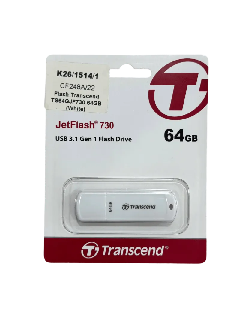 USB-флешка Transcend JetFlash 730 (TS64GJF730) 64GB / White