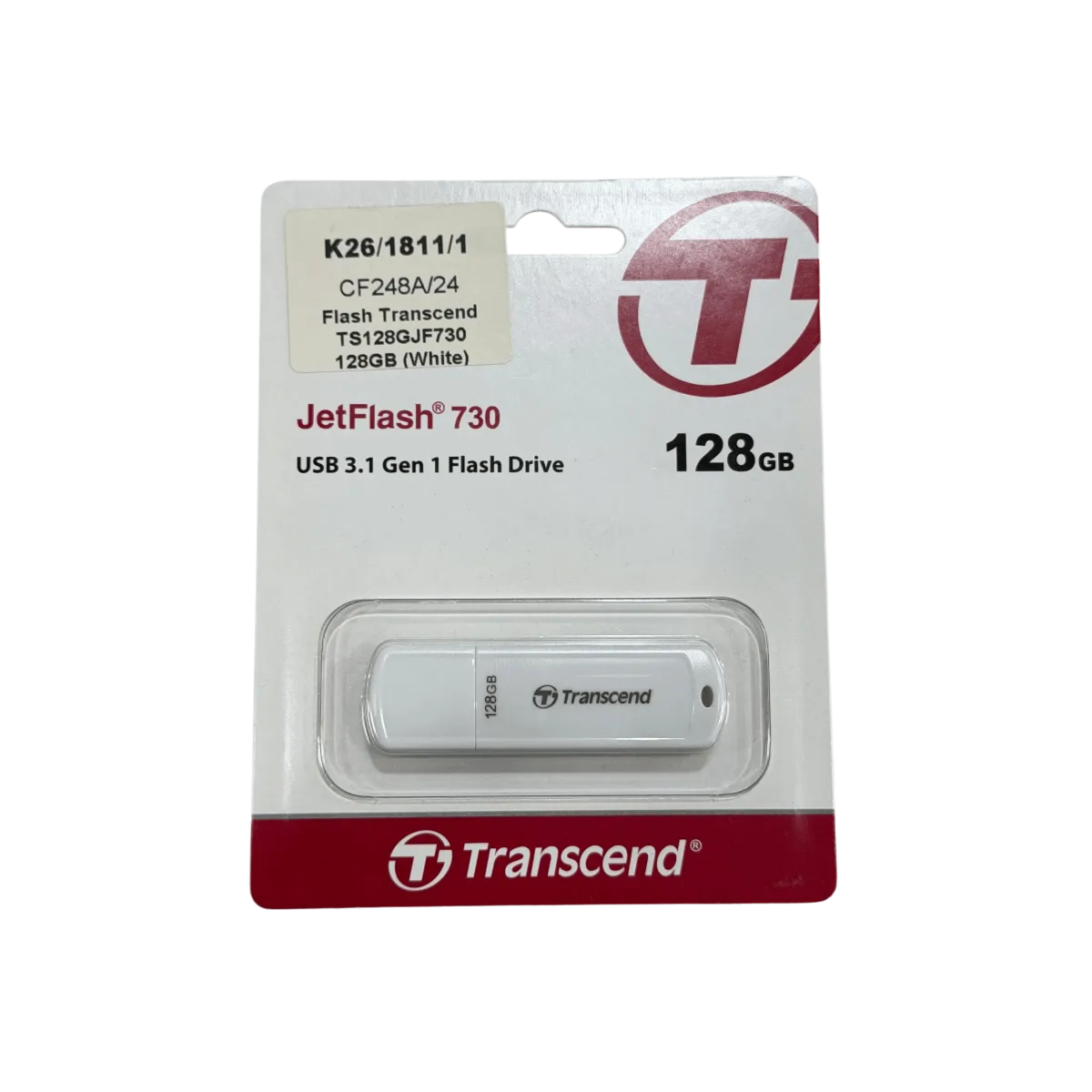 USB-флешка Transcend JetFlash 730 128GB (TS128GJF730) / White