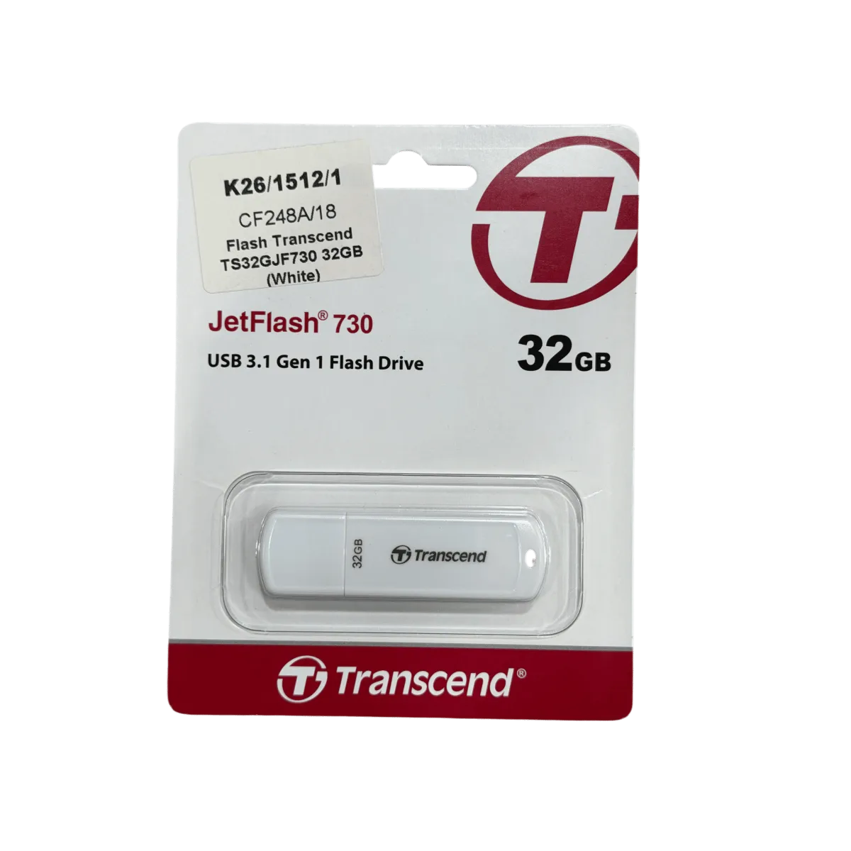 USB-флешка Transcend JetFlash 730 (TS32GJF700) 32GB / White