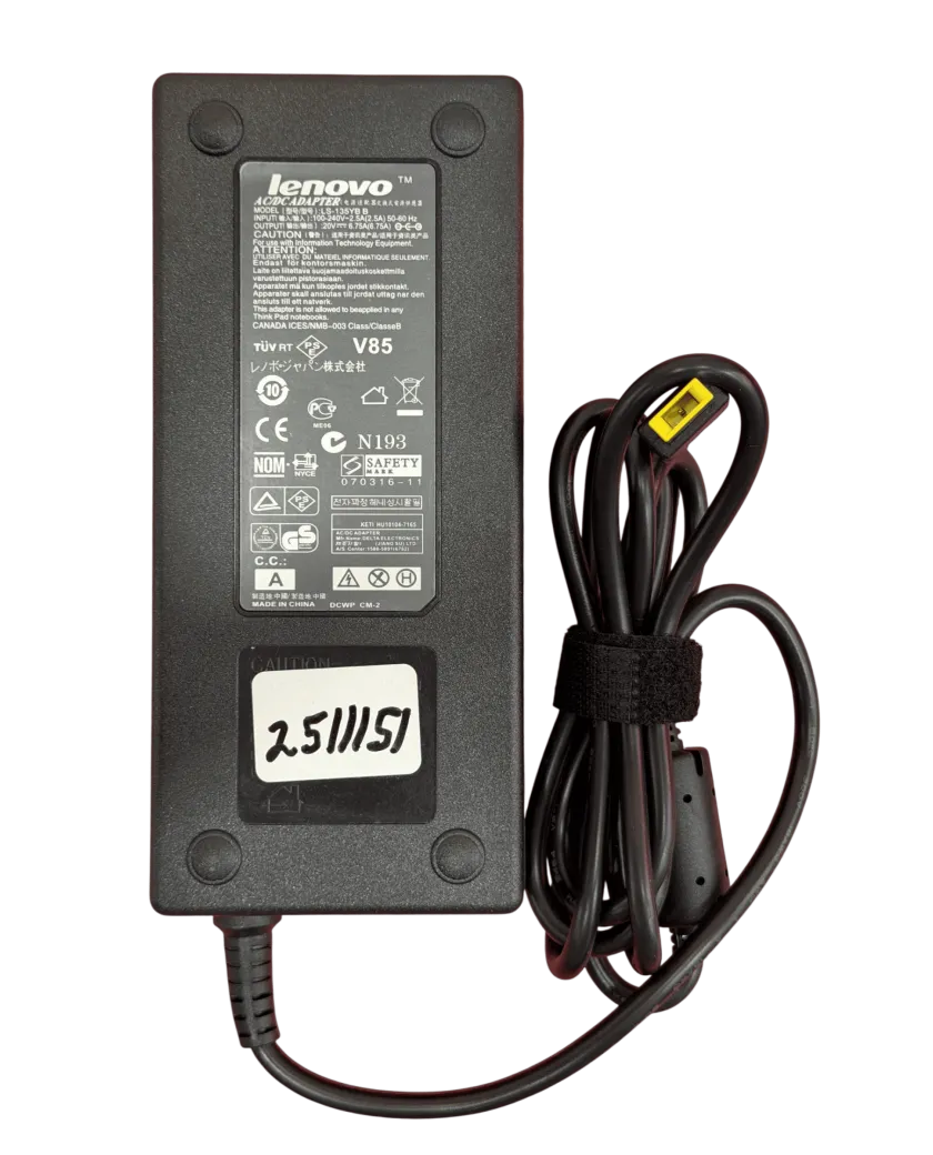 Блок питания для ноутбука Lenovo 135W 100-240V 20V 6.75A