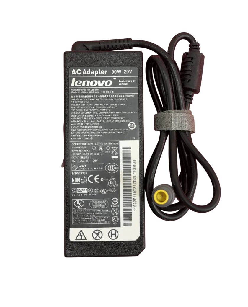 Блок питания для ноутбука Lenovo 90W 100-240V 20V 4.5A