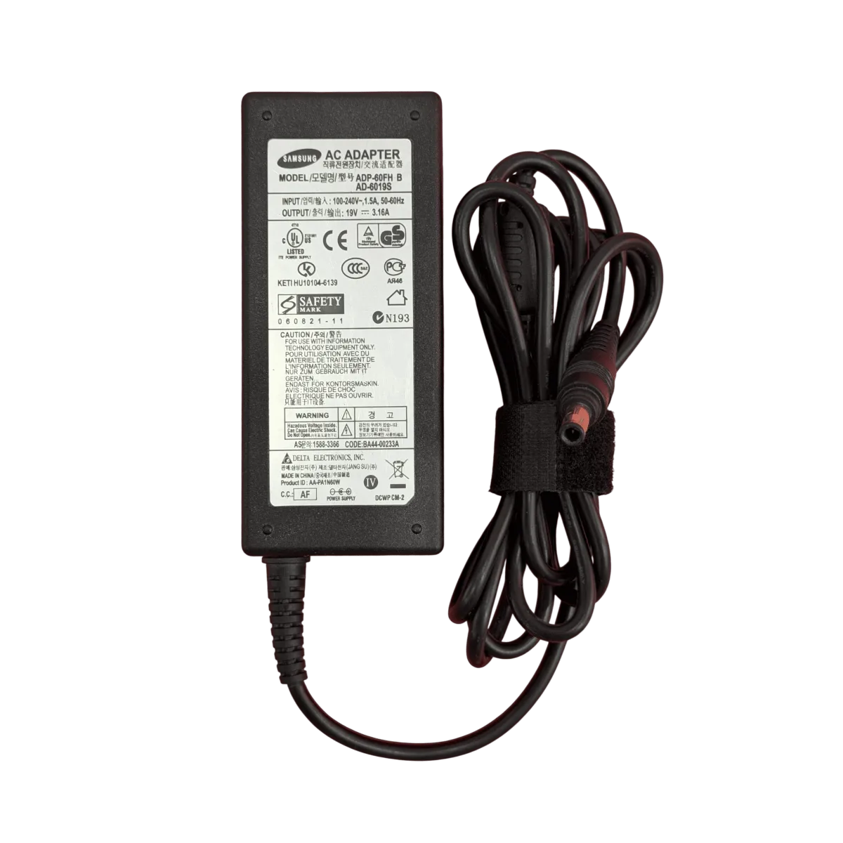 Блок питания для ноутбука SAMSUNG 60W 19V 3.16A