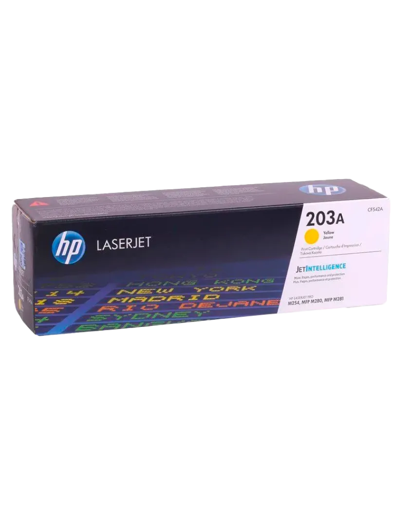 Картридж HP LaserJet 203A (CF542A) Yellow Original Ink Cartridge для устройств серий M254, M280, M281